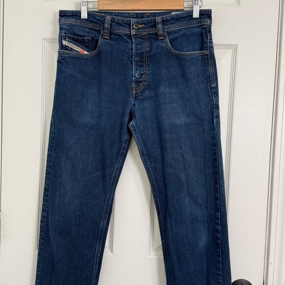 Diesel Larkee Relaxed Jeans Mens‎ 32x27.5 Blue Button Fly Medium Wash Y2K - Picture 3 of 16